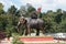 Thai elephant monument at Elephant Consevation Center Thailand