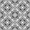 Thai flowers seamless pattern, black floral repetitive design inspired by art from from Thailand