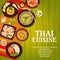 Thai food menu, Thailand cuisine dishes, rice soup