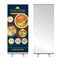 Thai food roll up banner stand design