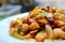 Thai food,stir fired chickken with cashew nuts