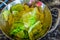 Thai food - Stir fried fresh cabbage with fish sauce