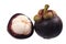 Thai fruit mangosteen isolated