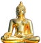 Thai Golden Buddha Statue.