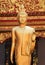 Thai golden buddha statue