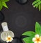 Thai herbs massage spa with compress herbs natural background