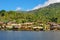 Thai Hill tribe people\'s village beside a lake