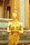 Thai Kinnara statue at temple of the Emerald Buddha (Wat Phra-Ka