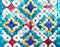 Thai mosaic colorful pattern texture background,made from glass