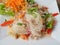 Thai mung bean noodle salad spicy