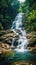 Thai natural beauty Huai Sai Lueang waterfall in Chiang Mai