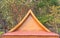 Thai northern antique style pavilion gable