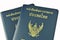 Thai official passport isolated