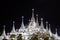 Thai pagoda at night