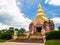 Thai pagoda of wat pa sarawan korat