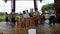 Thai people play traditional thai musical instruments concert