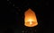 Thai people release sky floating lanterns or lamp to worship Buddha\\\'s relics at night. Traditional festival in Chiang mai,