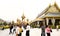 Thai people visit in The Royal Crematorium of the funeral exposition