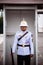 Thai royal Kings guard at Grand Palace Bangkok