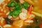 Thai\'s style spicy prawn soup, Tom Yum