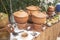 Thai`s traditional earthware pot