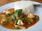 Thai seafood curry