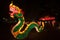 Thai Serpent and Lantern hanging for Chinese New Year Celebration.