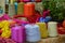 Thai silk yarn roll