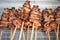 Thai skewer pork barbeque