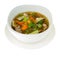 Thai Soup With Chenken and Vegetable (Tom Jued) isolated on whit