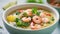 Thai soup with shrimps