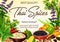 Thai spices and seasonings market vector banner