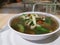 Thai spicy mushroom soup