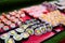 Thai streetfood sushi selection