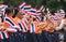 Thai students participating the ceremony of 100th aniversary of current Thai`s national flag.