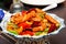 Thai style fried spicy chicken