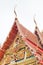 Thai style gable of Buddhist temple