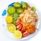 Thai style papaya salad Somtum, ingredient