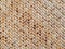 Thai style pattern nature background of brown handicraft weave texture rattan& wicker