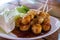 Thai style pork meatball