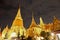 Thai temple in Grand Palace, Bangkok, Thailand