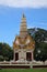Thai temple landscape, Phra Buddha Chinnarat temple, popular tourist attraction of Phitsanulok province