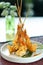 Thai Tempura Shrimp Skewers