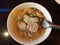 Thai tomyum clear soup noodles