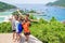 Thai tourists at Koh Nang Yuan island