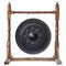 Thai traditional antique gong isolated on white background