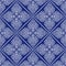 Thai traditional flower in diamond square shape Ornament seamless pattern