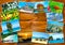 Thai travel tourism concept design - collage of Thailand images