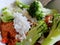 Thai Tuna with Brocolli and Steamed Jasmine Rice