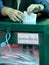 Thai voter puts a ballot in ballot box during the advance voted.